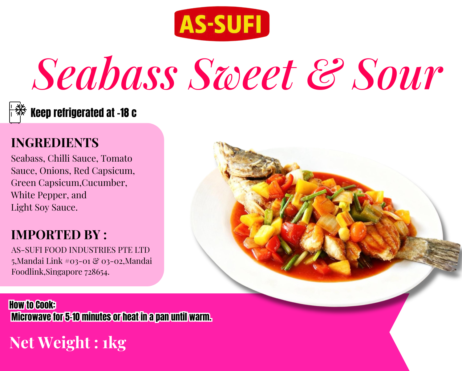 Seabass Sweet sour
