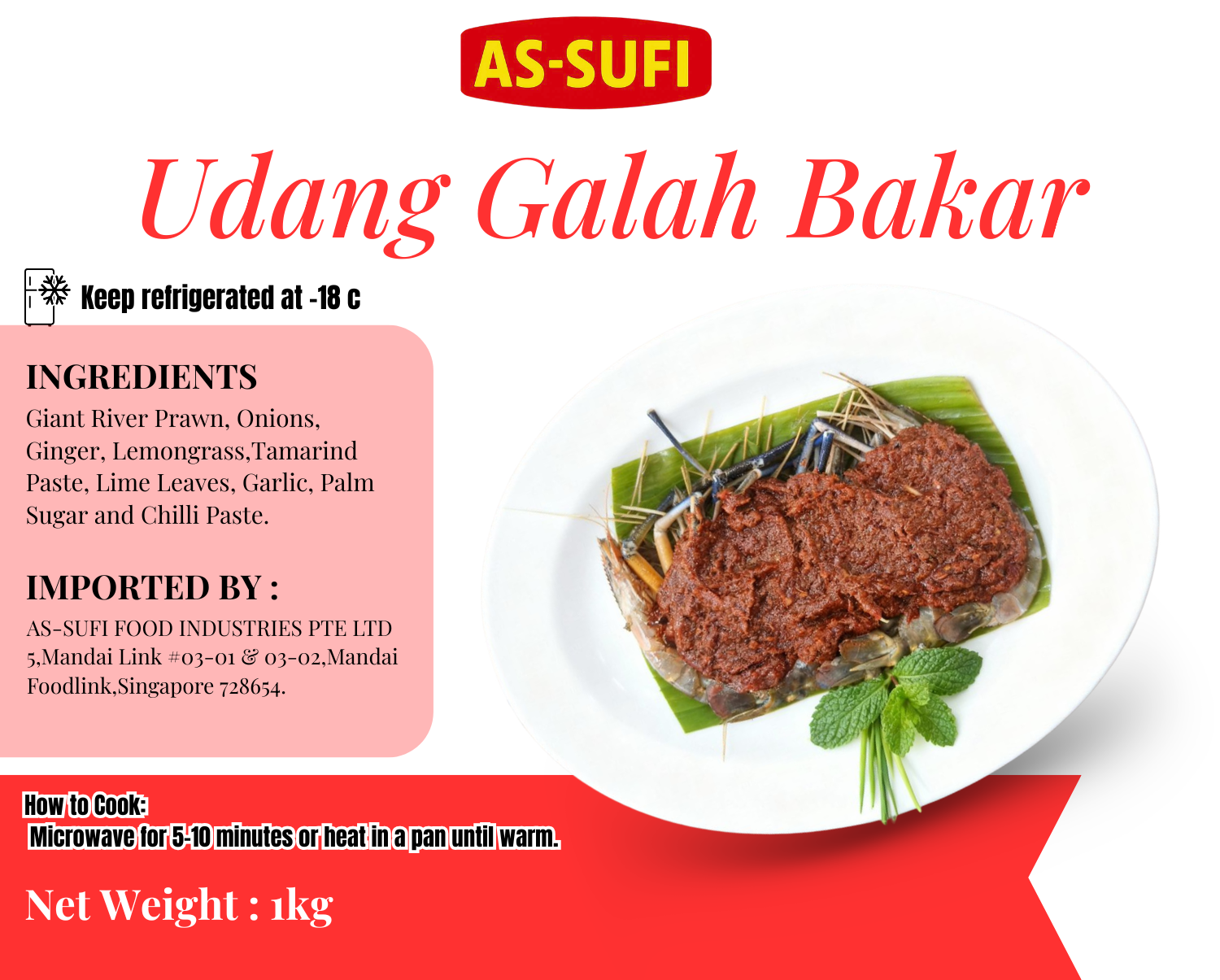 Udang Galah Bakar