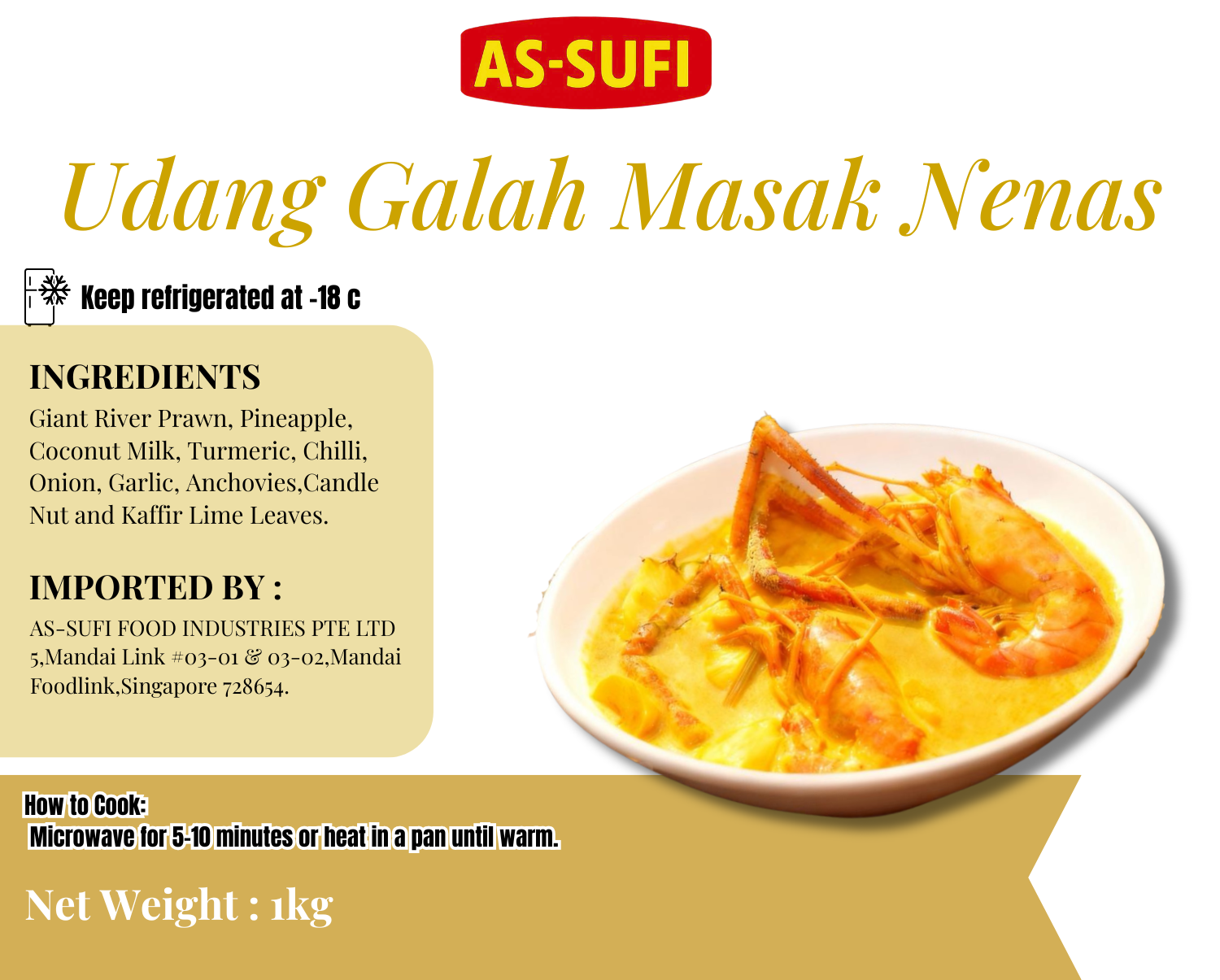 Udang Galah Masak nenas